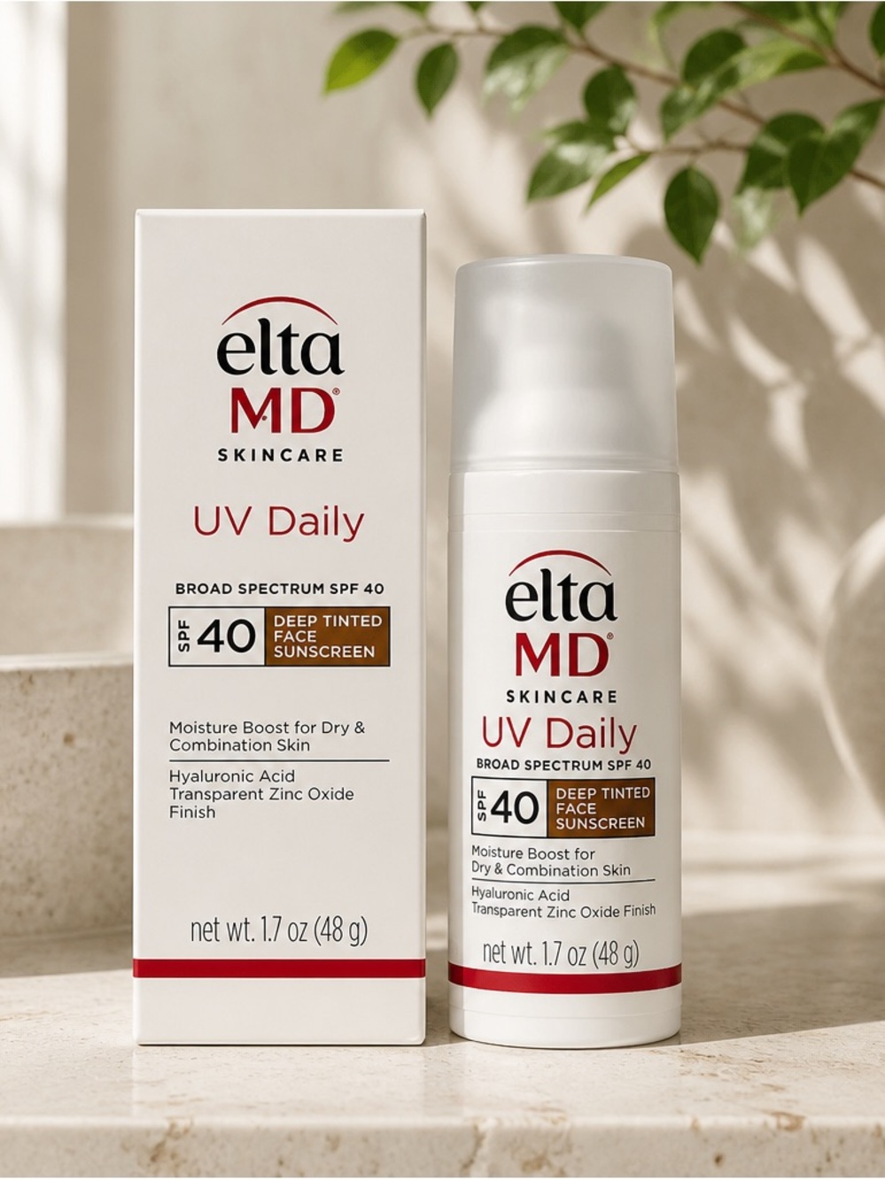 EltaMD UV Daily SPF 40 Tinted Sunscreen – White and Red Packaging